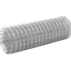 Best FinePRICE Kanaverkko 16x16mm galvanoitu teräs 25x0.5m hopea