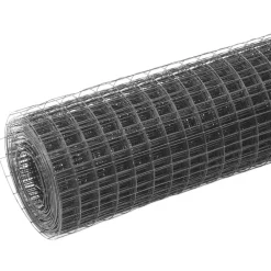 Online FinePRICE Kanaverkko 16x16mm galvanoitu teräs 10x0.5m harmaa