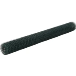 Best FinePRICE Kanaverkko 25x25mm galvanoitu teräs 10x1.5m vihreä