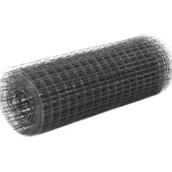 Discount FinePRICE Kanaverkko 25x25mm galvanoitu teräs 25x0.5m harmaa