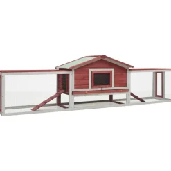 Sale FinePRICE Kaninkoppi, 303x60x86cm, punainen