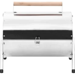 Hot FinePRICE Kannettava pöytägrilli ruostumaton teräs 2 ritilää