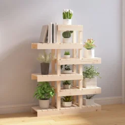 Clearance FinePRICE Kasviteline hunajanruskea 104,5x25x77,5 cm, mänty