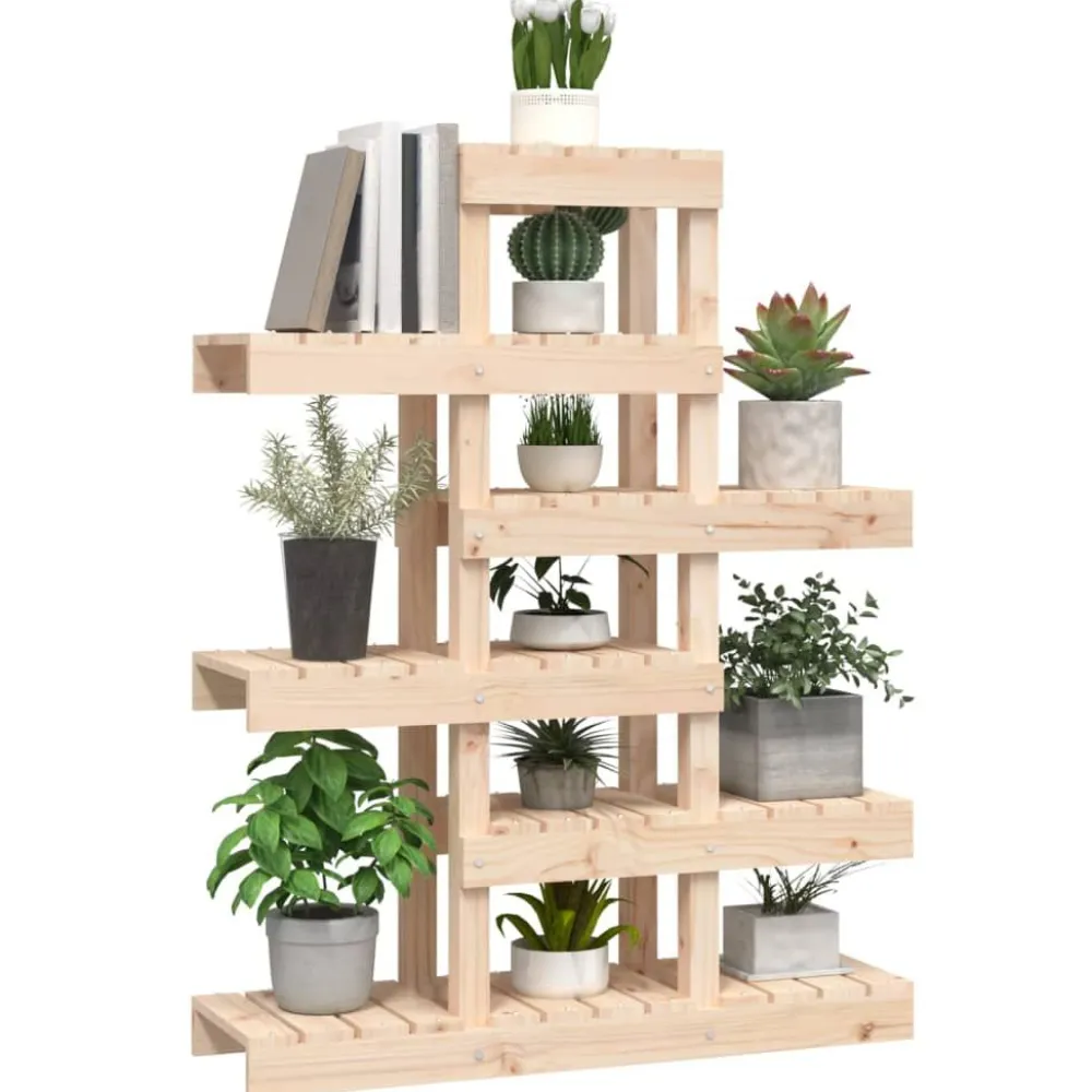 Clearance FinePRICE Kasviteline hunajanruskea 104,5x25x77,5 cm, mänty