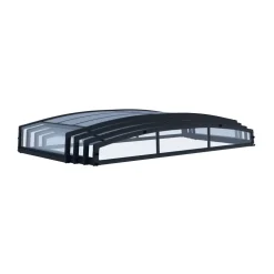 Clearance Palram-Canopia Kate 4 x 8 m uima-altaalle Majorca kokoontaittuva harmaa