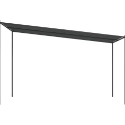 Best FinePRICE Katos antrasiitti 4x4 m 180 g/m² kangas ja teräs