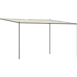 Clearance FinePRICE Katos valkoinen 4x4 m 180 g/m² kangas ja teräs