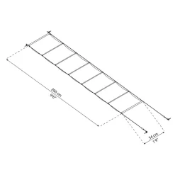 Hot Palram-Canopia Kattokaihtimet Feria 3 x 5,5 m terassikatokseen valkoinen