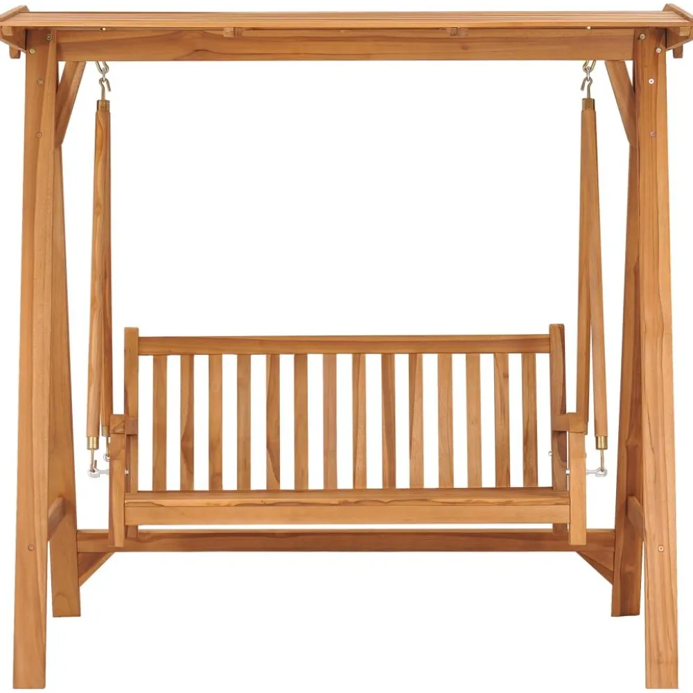 FinePRICE Keinupenkki 170 cm tiikki