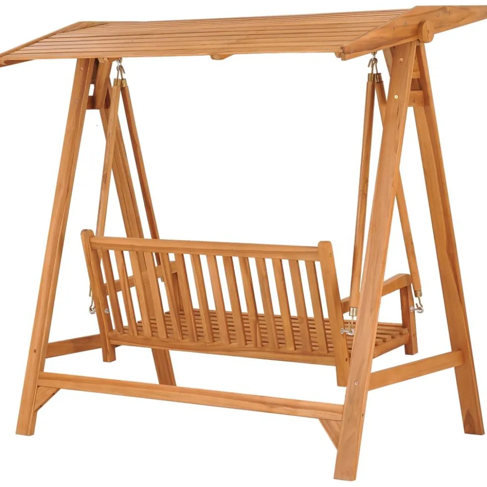 FinePRICE Keinupenkki 170 cm tiikki