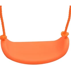 Outlet FinePRICE Keinuteline liukumäellä ja 3 istuimella oranssi