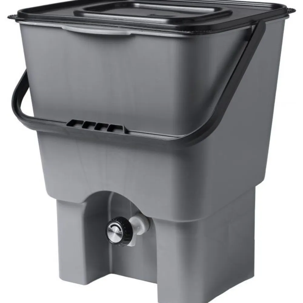 Hot Greenline Keittiökomposti Urban Garden 15 L harmaa