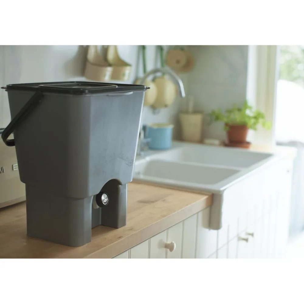 Hot Greenline Keittiökomposti Urban Garden 15 L harmaa