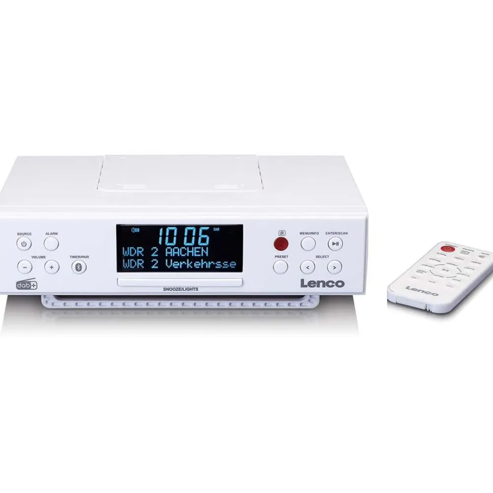 Best Lenco Keittiöradio , DAB+/FM, bluetooth, led-valaistuksella