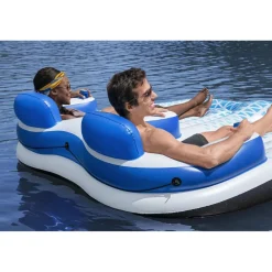 Discount Bestway Kelluntalautta Hydro-Force Indigo Wave Double Lounge, 183x176cm