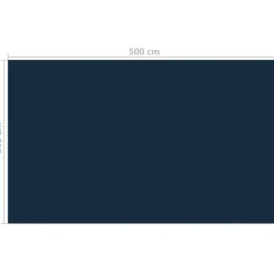 Outlet FinePRICE Kelluva uima-altaan pe-aurinkoenergiakalvo 500x300 cm