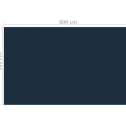 Sale FinePRICE Kelluva uima-altaan pe-aurinkoenergiakalvo 800x500 cm