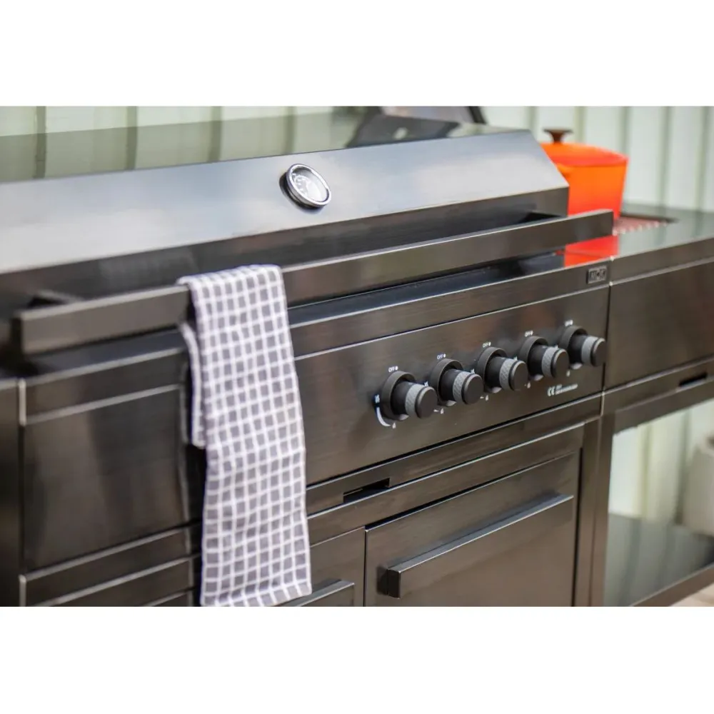 Clearance Myoutdoorkitchen Kesäkeittiö Nordic Line Aarhus, musta