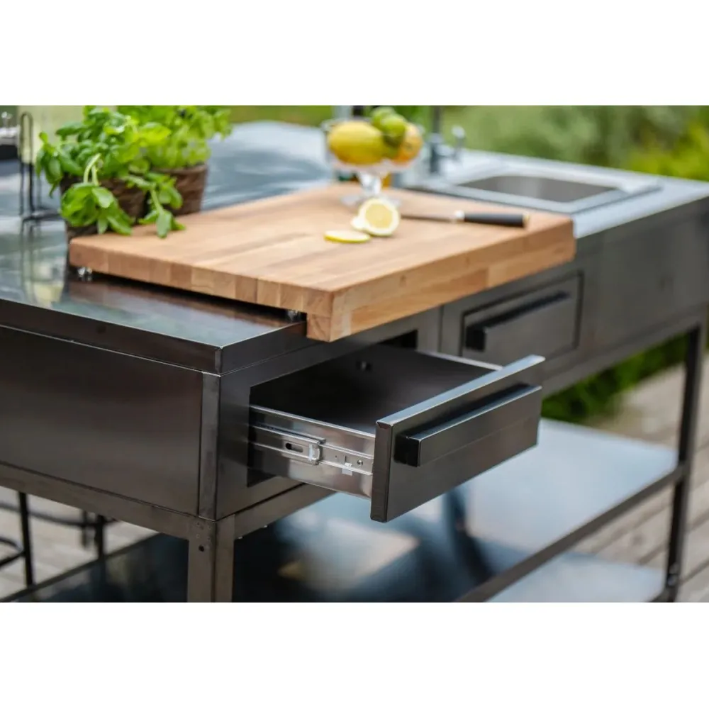 Clearance Myoutdoorkitchen Kesäkeittiö Nordic Line Aarhus, musta