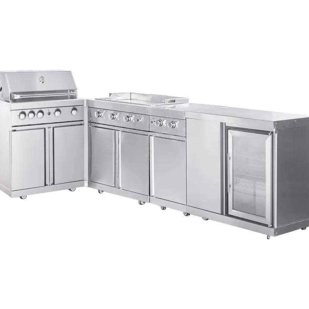Clearance Myoutdoorkitchen Kesäkeittiö Sacramento, ruostumaton teräs