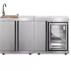Clearance Myoutdoorkitchen Kesäkeittiön jääkaappi- ja allasmoduuli 63 l,