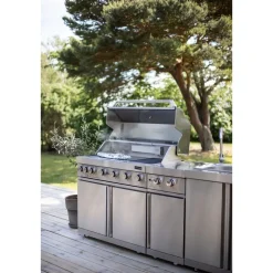 Hot Myoutdoorkitchen Kesäkeittiön kahden sivupolttimen moduuli Stainless Collection