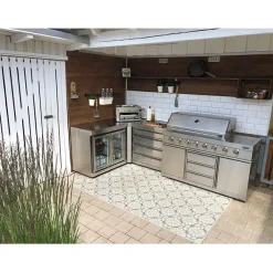 Discount Myoutdoorkitchen Kesäkeittiön kulmamoduuli Stainless Collection