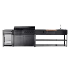 Sale Myoutdoorkitchen Kesäkeittiön perusmoduuli 180 cm 3 moduulia musta