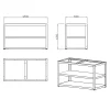 Sale Myoutdoorkitchen Kesäkeittiön perusmoduuli 120 cm 2 moduulia musta