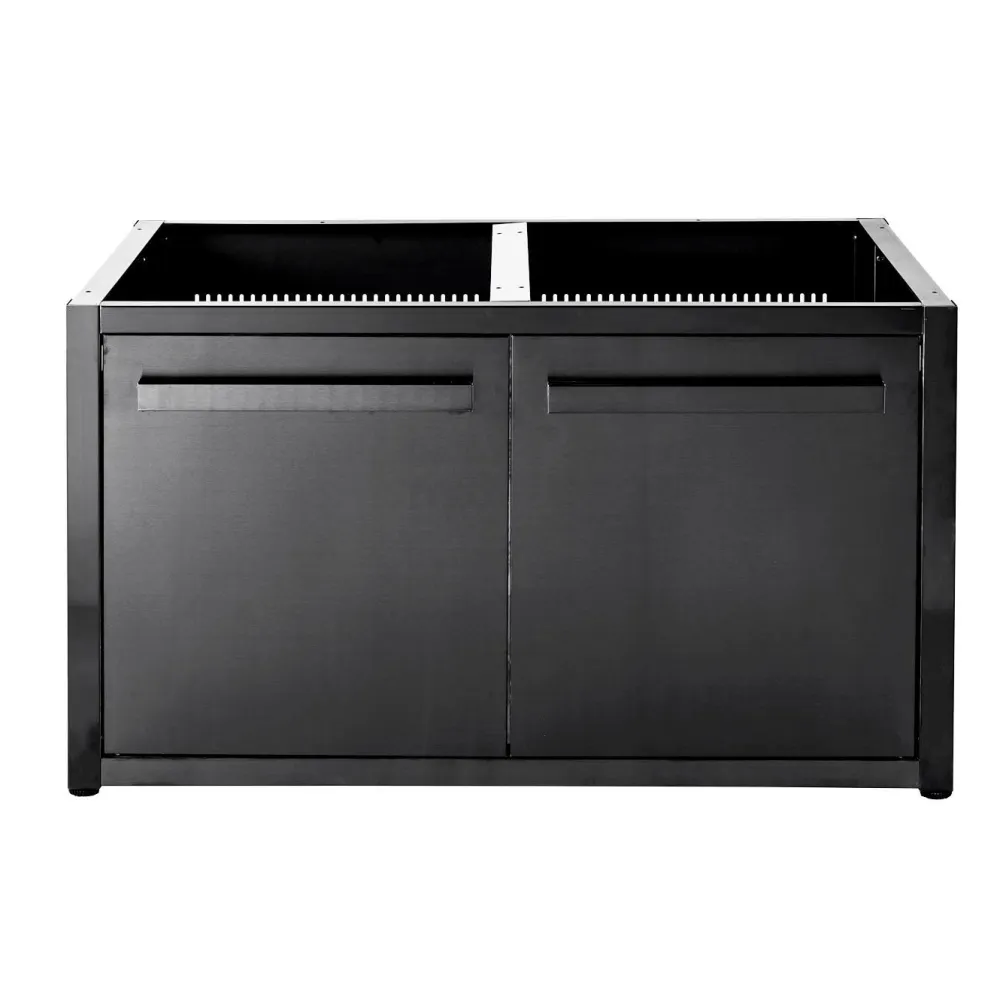 New Myoutdoorkitchen Kesäkeittiön perusmoduuli ovella 120 cm 2 moduulia musta