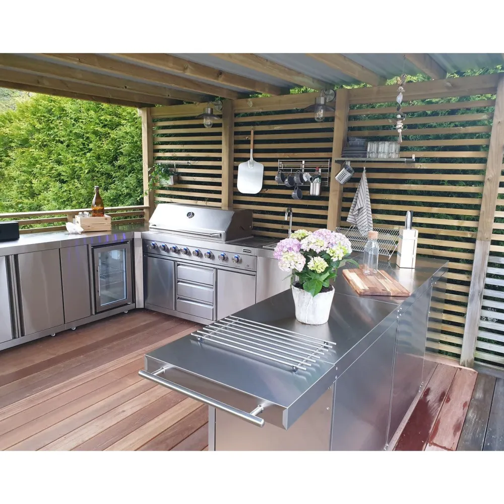 Myoutdoorkitchen Kesäkeittiön säilytyskaappimoduuli Stainless Collection
