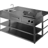 New Myoutdoorkitchen Kesäkeittiön säilytysmoduuli työtasolla Nordic Line Black