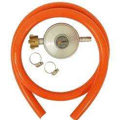 Clearance Easy Cooking Kierreventtiilipullon matalapainesäädin , letku 120 cm, EN16129-yhteensopiva