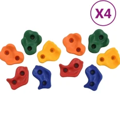 Outlet FinePRICE Kiipeilykivet 40 kpl monivärinen PE
