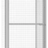 Sale FinePRICE Kissahäkki 6x1,5x1,5 m galvanoitu teräs