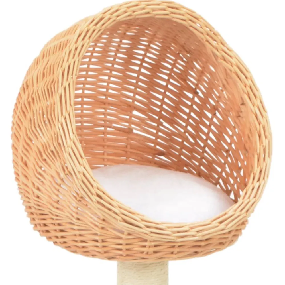 Online FinePRICE Kissan kiipeilypuu sisal-pylväällä luonnollinen paju (70725)