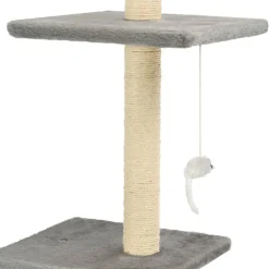 Outlet FinePRICE Kissan kiipeilypuu, sisal-pylväillä, 260cm, harmaa