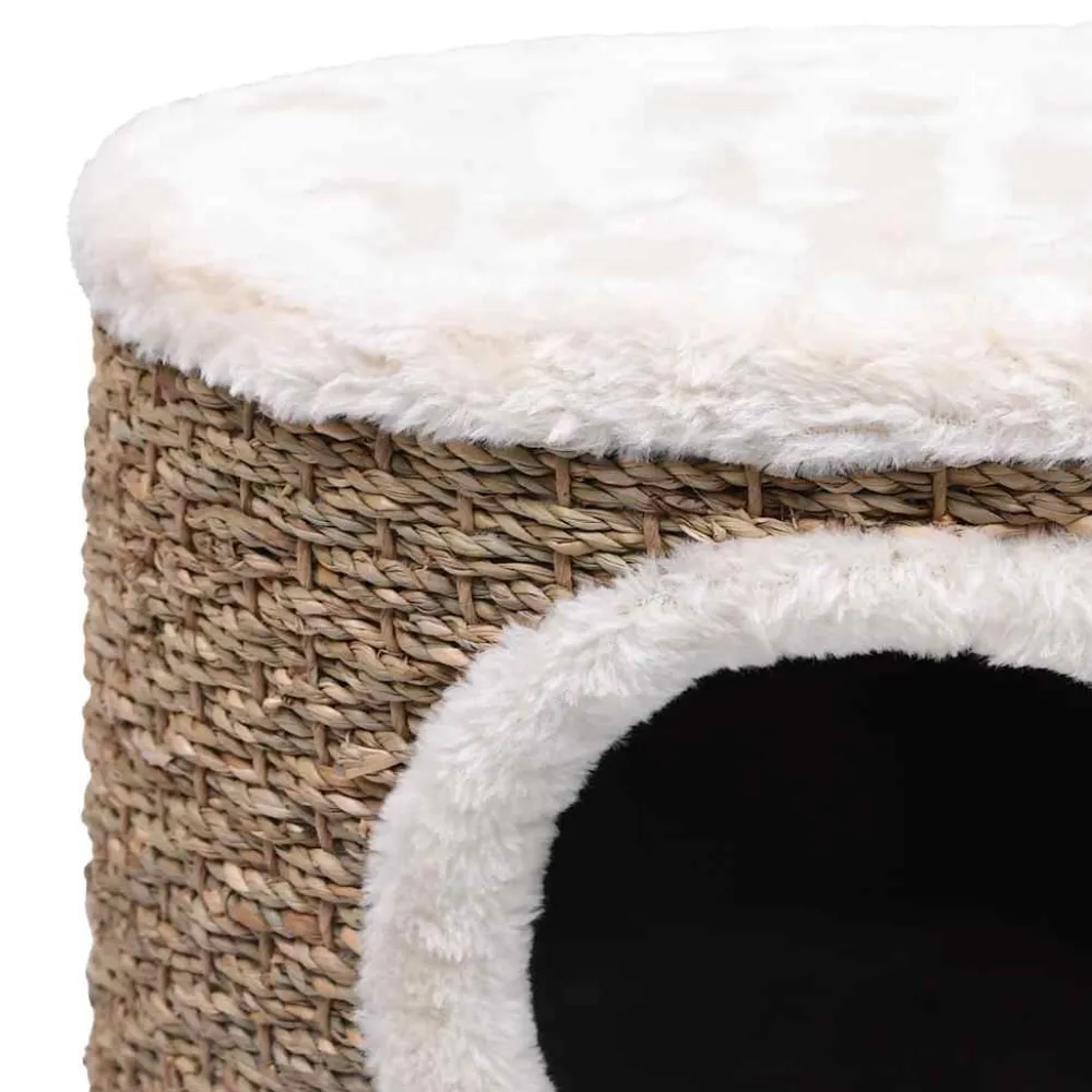 Outlet FinePRICE Kissan pesä puisilla jaloilla 41 cm meriheinä (70970)