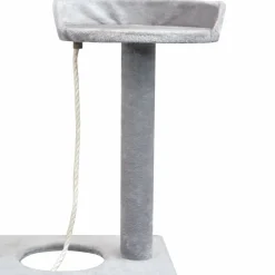 Sale FinePRICE Kissan raapimispuu, sisal-pylväillä, 1 pesällä, 150cm, harmaa