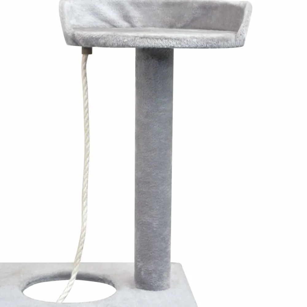 Sale FinePRICE Kissan raapimispuu, sisal-pylväillä, 1 pesällä, 150cm, harmaa