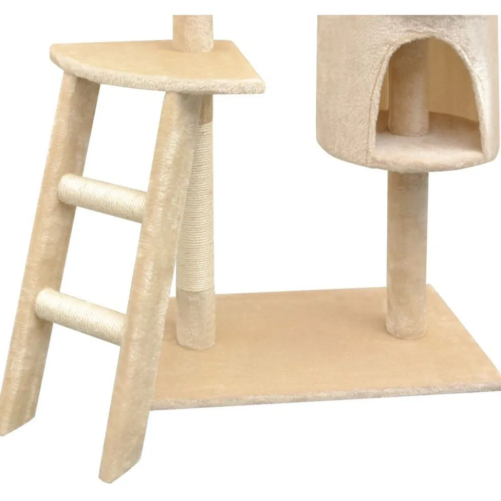 Online FinePRICE Kissan raapimispuu, sisal-pylväillä, 1 pesällä, 150cm, beige