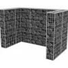 Discount FinePRICE Kivikoriaita kahdelle roska-astialle 180x100x120 cm