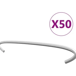 New FinePRICE Kivikorien koukut 50kpl galvanoitu teräs 20cm