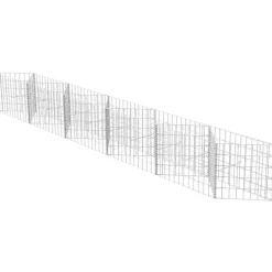 Discount FinePRICE Kivikori galvanoitu teräs 300x30x50cm