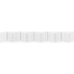 Discount FinePRICE Kivikori galvanoitu teräs 300x30x50cm