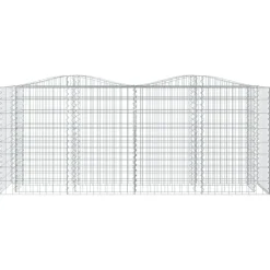 FinePRICE Kivikori/kukkalaatikko 200x50x100 cm galvanoitu rauta