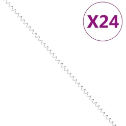 Clearance FinePRICE Kivikorispiraalit 24kpl galvanoitu teräs 100cm