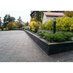 Clearance Betonilaatta Kivisarja Moderno 60 mm kuvioitu musta