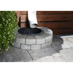 Outlet Lakka Rakennustuotteet Klassikko kaarrekivi Lakka 115x110x60 mm musta