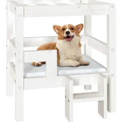 Online FinePRICE Koiransänky 55-105x53-83x60-100cm, mänty, eri värejä ja kokoja